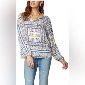 NYDJ Floral Print Blouse - Size M